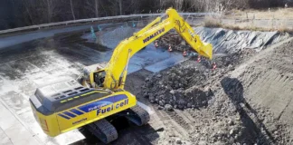 Hidrojen Yakıt Hücreli Ekskavatör Sahaya İndi